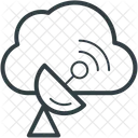 Satellit Schussel Weltraum Symbol