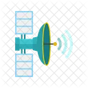 Satellit Raumschiff Radar Symbol