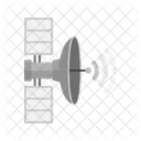 Satellit Radar Reichweite Symbol