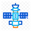 Weltraum Satellit Station Symbol