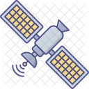 Kommunikation Satellit Weltraum Symbol