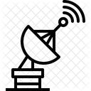 Satellit Kommunikation Radar Symbol