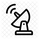 Satellit Parabolschusseln WLAN Verbindung Symbol