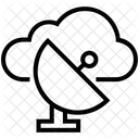 Satellit Schussel Weltraum Symbol