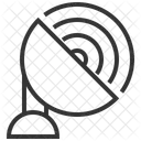 Satellit Schussel Radar Symbol