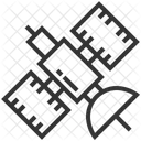 Satellit Weltraum Spur Symbol