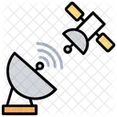 Kommunikation Satellit Antenne Symbol