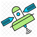 Satellit Weltraum Netzwerk Symbol