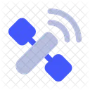 Satellit Erdbeobachtung Klimauberwachung Symbol
