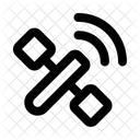 Satellit Erdbeobachtung Klimauberwachung Symbol