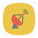 Satellite Broadcast Communication Icon