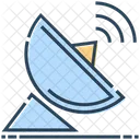Satellite Internet Dish Icon