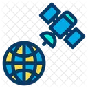 World World Map Satelite View Icon