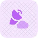 Satellite Cloud  Icon