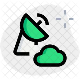 Satellite Cloud  Icon