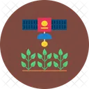 Satellite Crop Monitoring Satellite Crop Icon