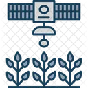 Satellite Crop Monitoring Satellite Crop Icon