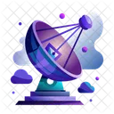 Satellite Dish Antenna Parabolic Icon