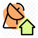 Satellite Home  Symbol