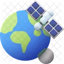 Satellite Space Communication Icon