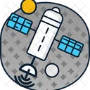 Satellite Space Orbit Icon