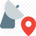 Satellite Location  Icon