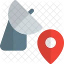 Satellite Location  Icon