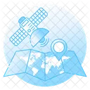 Communication Satellite Satellite Navigation Space Antenna Icon