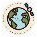 Satellite Orbit  Icon