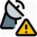 Satellite Warning Alert Satellite Warning Satellite Alert Icon