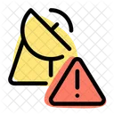 Satellite Warning Alert  Icon