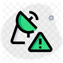 Satellite Warning Alert  Icon