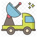 Satelliten-LKW  Symbol