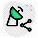 Satelliten-Sharing  Symbol