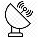 Satellitenschussel Signal Radioantenne Symbol