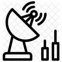 Satellitensender Satellit Sender Symbol