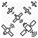 Satellitenserver Spitzentechnologie Technologische Gerate Symbol