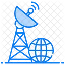 Satellitenturm Radar Signalturm Symbol