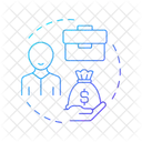 Empleado Trabajo Dinero Icon