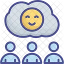 Customer Emotion Happy Icon