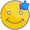 Feliz Positivo Satisfeito Icon