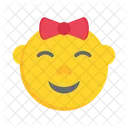 Emoji Satisfied Kid Icon