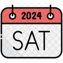 Saturday Calendar 2024 아이콘