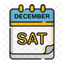 Saturday Calendar Date アイコン