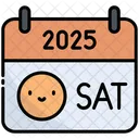 Saturday Calendar Time Icon