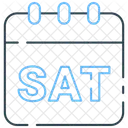 Saturday Weekend Day Icon
