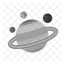 Saturn Planet Space Icon