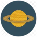 Planet Saturn Icon