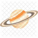 Saturn Planet Space Icon