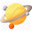 土星、惑星、宇宙 アイコン
